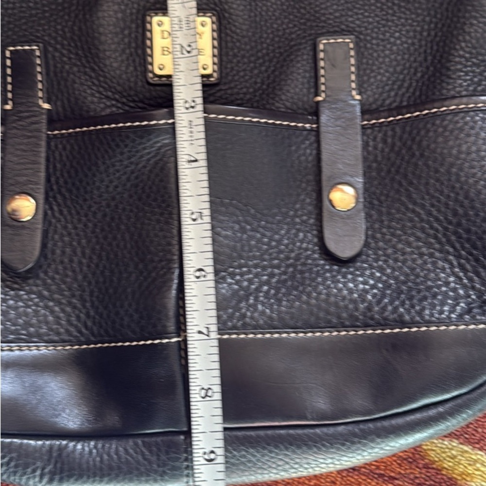 Dooney & Bourke Hobo Handbag Armbag Purse Black Pebble Leather - Picture 9 of 16